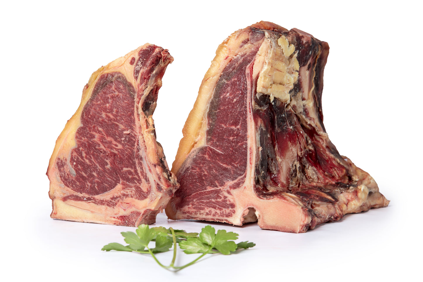 Chuletón Lomo Bajo de Vaca Platinum madurado a unidades de 500 G. Precio 15,55 €.