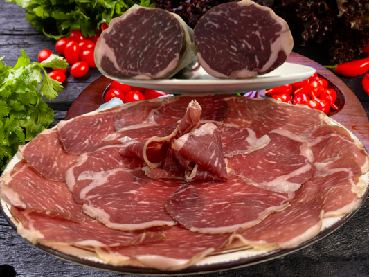 Cecina de Black Angus Platinum. Loncheada en Bolsas  Vacío de 100 Gramos. 2 unidades Precio 13,94 €.